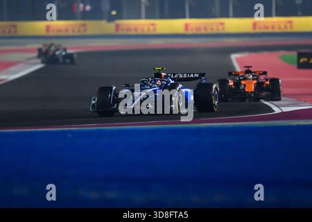 Lusail International Circuit, Katar. November 2025 30. Carlos Sainz von Williams Racing am Renntag. Ahmad Al Shehab/Alamy Live News. Stockfoto