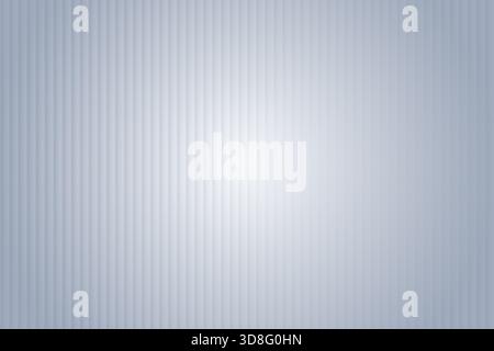 Weiße Hintergrundstruktur mit geriffeltem oder gestepptem Glaseffekt Stockfoto