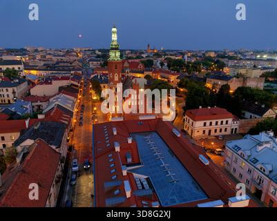 Panoramablick auf Radom, Polen Stockfoto