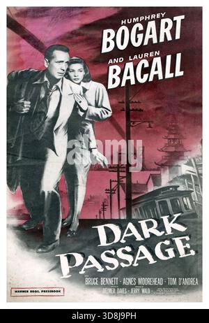 LAUREN BACALL und HUMPHREY BOGART in DARK PASSAGE (1947), Regie DELMER DAVES. Kredit: WARNER BROTHERS / Album Stockfoto