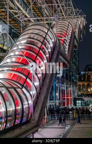 France, Ile-de-France, Paris. Pompidou Center, Beaubourg district Stockfoto