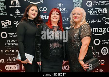 Birmingham, Großbritannien. November 2025. Angela Nelson bei den multikulturellen Business & Community Champion Awards 2025 (MBCC Awards) im Hilton Birmingham Metropole, Birmingham, Großbritannien. (Foto von 李世惠/siehe Li/Picture Capital) Credit: Siehe Li/Picture Capital/Alamy Live News Stockfoto