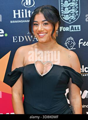 Birmingham, Großbritannien. November 2025. Chanita Stephenson bei den multikulturellen Business & Community Champion Awards 2025 (MBCC Awards) im Hilton Birmingham Metropole, Birmingham, Großbritannien. (Foto von 李世惠/siehe Li/Picture Capital) Credit: Siehe Li/Picture Capital/Alamy Live News Stockfoto