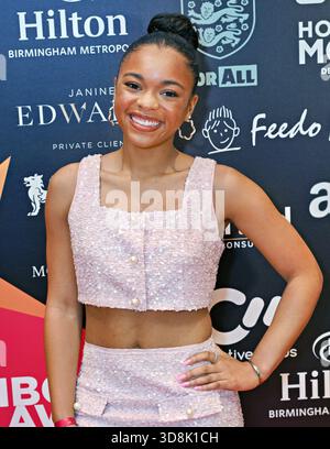 Birmingham, Großbritannien. November 2025. Teja bei den multikulturellen Business & Community Champion Awards 2025 (MBCC Awards) im Hilton Birmingham Metropole, Birmingham, Großbritannien. (Foto von 李世惠/siehe Li/Picture Capital) Credit: Siehe Li/Picture Capital/Alamy Live News Stockfoto