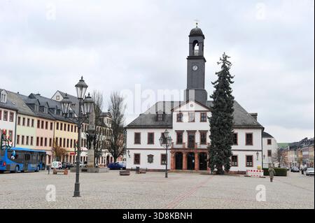 Rochlitz 20251121 - Rochlitz, Stadt Landkreis Mittelsachen, Marktplatz, Rathaus *** Rochlitz 20251121 Rochlitz, Stadtteil Mittelsachen, Marktplatz, Rathaus Stockfoto
