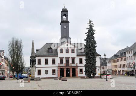 Rochlitz 20251121 - Rochlitz, Stadt Landkreis Mittelsachen, Marktplatz, Rathaus *** Rochlitz 20251121 Rochlitz, Stadtteil Mittelsachen, Marktplatz, Rathaus Stockfoto