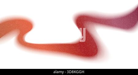 Wellenverlauf mit Rottönen, Netzstruktur und holografischem Glanz Stock Vektor