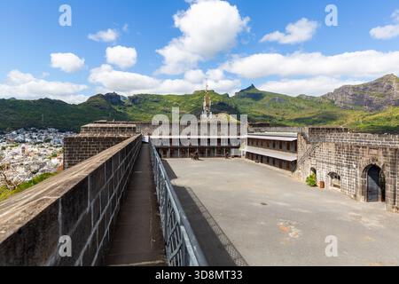Historische Zitadelle, Fort Adelaide, in Port Louis auf Mauritius Stockfoto