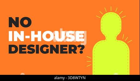 Kein Konzept für die 2D-Illustration im eigenen Haus Stock Vektor