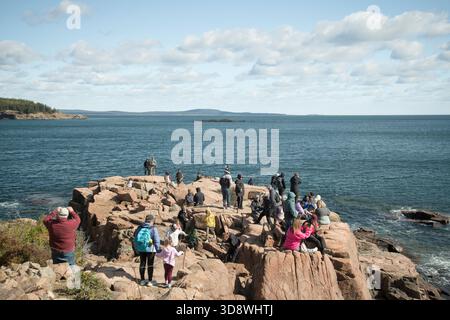 USA, New England, Maine, Acadia National Park Mount Desert Island, 2025 Stockfoto