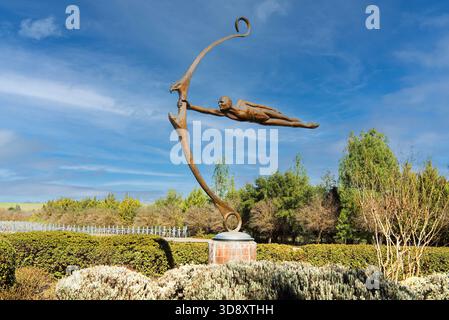 Sculpterra Weingut und Skulptur Garten Skulptur Stockfoto