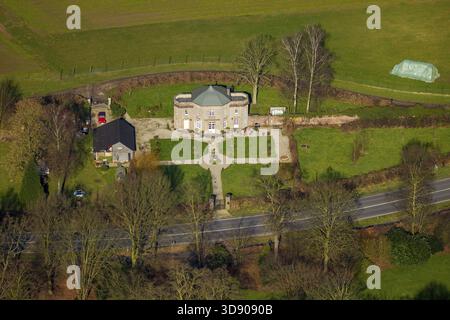 Luftaufnahme, Maurischer Pavillon, Rheurdt, Niederrhein-Westfalen, Deutschland, Neukirchen-Vluyn, DE, Europa, Vogelperspektive, Luftfotografie, Luftpho Stockfoto