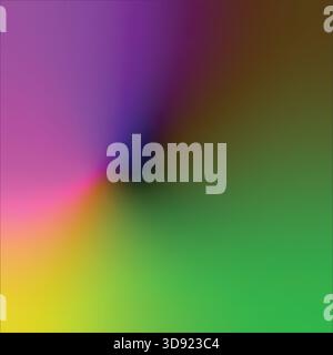 Moderner, mehrfarbiger Hintergrund mit Farbverlauf und leuchtenden Rosa-, Grün- und Schwarztönen, die zu einem glatten abstrakten Hintergrund passen, der für digitale Kunst geeignet ist Stock Vektor