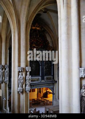 Fürstliche Lodge der Kathedrale von St. Peter & Paul, Zeitz, Burgenlandkreis, Sachsen-Anhalt, Deutschland Stockfoto