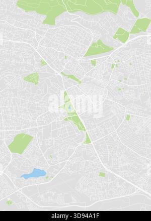Stadtplan Nairobi, Farbe detaillierter Plan, Vektor-Illustration Stock Vektor