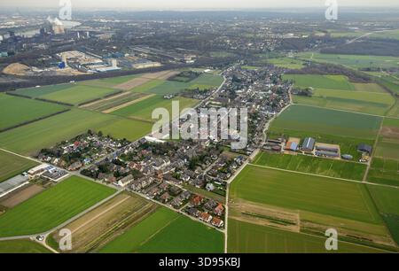 Duisburg-Serm, Stadtteil im Süden der Stadt Duisburg, Duisburg, Ruhrgebiet, Nordrhein-Westfalen, Deutschland Stockfoto