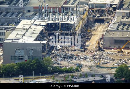 Abbrucharbeiten im OPEL Werk 1, Bochum, Ruhrgebiet, Nordrhein-Westfalen, Deutschland Europa, Luftaufnahme, Vogelperspektive, Luftaufnahmen, Luftaufnahmen Stockfoto