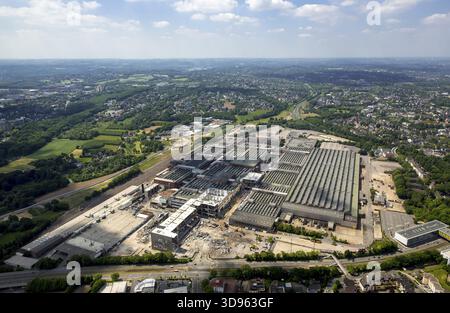 Abbrucharbeiten im OPEL Werk 1, Bochum, Ruhrgebiet, Nordrhein-Westfalen, Deutschland Europa, Luftaufnahme, Vogelperspektive, Luftaufnahmen, Luftaufnahmen Stockfoto