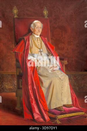Adolf Pirsch - Papst Leo Xiii Stockfoto