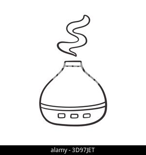 Vector Aroma Ätherische Öle Aromatherapie Diffusor Stock Vektor