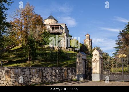 Eintritt zum Martvili-Kloster, Georgien Stockfoto