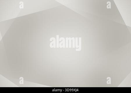 Geometrischer grauer abstrakter Hintergrund mit mehrschichtigen Formen und weichem Mittellicht Demonstrationsfarbe des Jahres 2026 Stockfoto