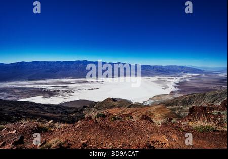 Gehen Sie hinauf nach Dantes View, Death Valley, Kalifornien, USA Stockfoto