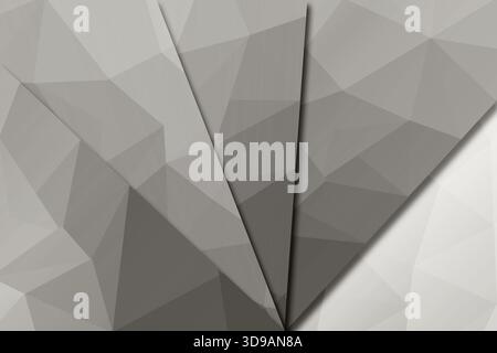 Abstrakter geometrischer Verlaufshintergrund mit rosa lila und blauen Tönen in polygonalen Formen Stockfoto