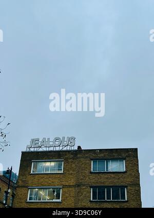 Eifersucht, Curtain Road, London, Großbritannien Stockfoto