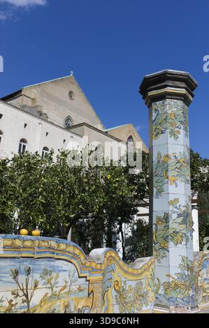 Kloster St. Chiara Kirche und Kloster, Neapel, Italien Stockfoto