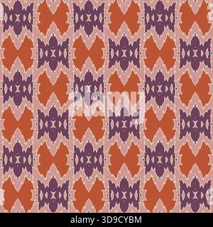 Abstrakte Retro-Formen Nahtloses Muster Stock Vektor