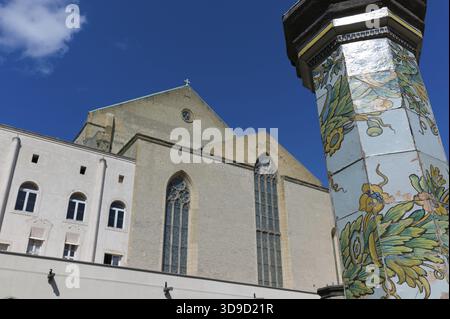 Kloster St. Chiara Kirche und Kloster, Neapel, Italien Stockfoto