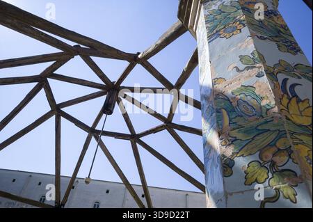 Kloster St. Chiara Kirche und Kloster, Neapel, Italien Stockfoto