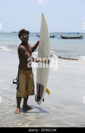 Porträt, junge Männer - die surfer Stockfoto