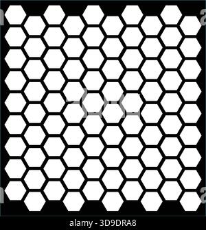 „Bunte Hexagon Wabenmuster Hintergrund – Regenbogen Geometrischer Abstrakter Vektor“ Stock Vektor