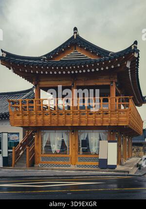 Traditionelle koreanische hanok-Gebäude in Gyeonju, Südkorea Stockfoto