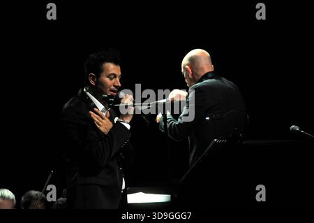 Monaco, Fürstentum Monaco. Dezember 2025. Das Weihnachtskonzert 2025 „Resta Cu me“, gesponsert von der italienischen Botschaft in Monaco und organisiert von den Comites of Monaco, Credit: Fausto Marci/Alamy Live News Stockfoto