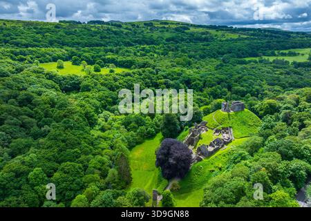 Castle, Okehampton. Devon, England, Vereinigtes Königreich, Europa Stockfoto