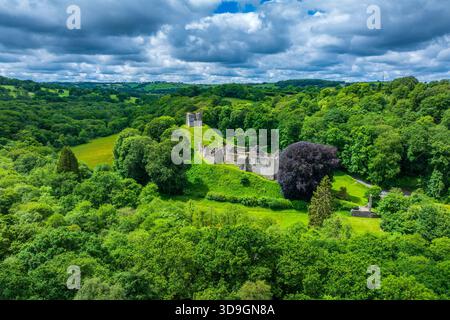 Castle, Okehampton. Devon, England, Vereinigtes Königreich, Europa Stockfoto