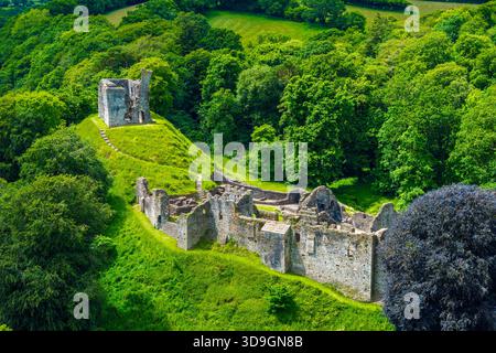 Castle, Okehampton. Devon, England, Vereinigtes Königreich, Europa Stockfoto