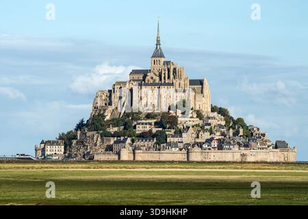 Abtei Mont Saint-Michel, Mont-Saint-Michel, Normandie, Frankreich Stockfoto