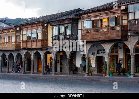 Plaza de Armas, Cusco, Peru. Stockfoto