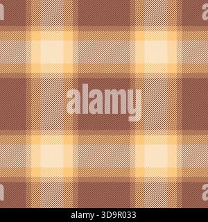 Refresh Muster Stoff Plaid, Feuer Vektor Textur Textil. Öffnen Sie nahtloses Schottenhintergrundscheck in der Farbpalette Rot und Orange. Stock Vektor