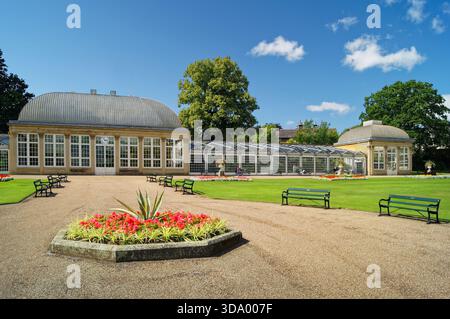 Großbritannien, South Yorkshire, Sheffield, Botanical Gardens & The Glass Houses. Stockfoto
