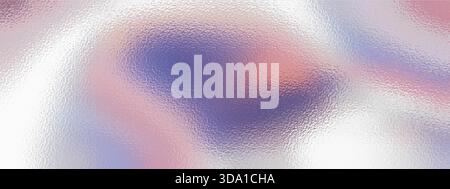 Lebendige holografische Folienoberfläche, die Neon-Regenbogentöne mit glatten Chromreflexionen verbindet. Ein glänzender Pastellverlauf, der sich futuristisch und ätherisch anfühlt Stock Vektor