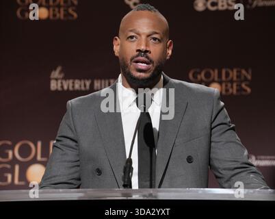 Marlon Wayans bei der 83. Jährlichen Golden Globes Nominierung im Beverly Hilton in Beverly Hills, CA am Montag, 8. Dezember 2025. (Foto: Sthanlee B. Mirador/SIPA USA) Stockfoto