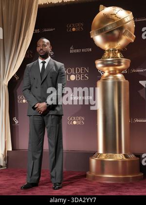 Marlon Wayans bei der 83. Jährlichen Golden Globes Nominierung im Beverly Hilton in Beverly Hills, CA am Montag, 8. Dezember 2025. (Foto: Sthanlee B. Mirador/SIPA USA) Stockfoto
