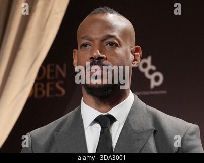 Marlon Wayans bei der 83. Jährlichen Golden Globes Nominierung im Beverly Hilton in Beverly Hills, CA am Montag, 8. Dezember 2025. (Foto: Sthanlee B. Mirador/SIPA USA) Stockfoto