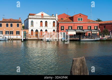 Die hübsche Insel Murano in der Nähe von Venedig in Italien Stockfoto