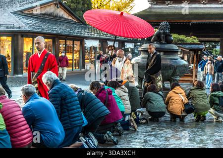 Nagano, Präfektur Nagano, Japan Stockfoto